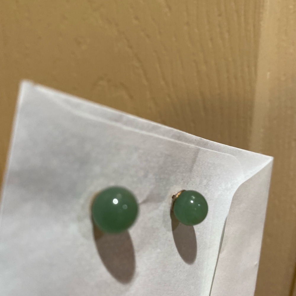 Jade Earrings - image 1